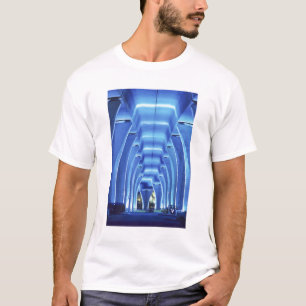 T-shirt Pont, éclairage en dessous, Port de Miami,