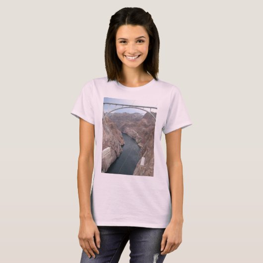 T-shirt Pont en barrage de Hoover (Devant entier)