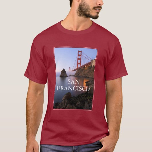 T-shirt Pont Golden Gate | San Francisco Californie (Devant)