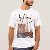 T-shirt Pont New York Brooklyn (Devant)