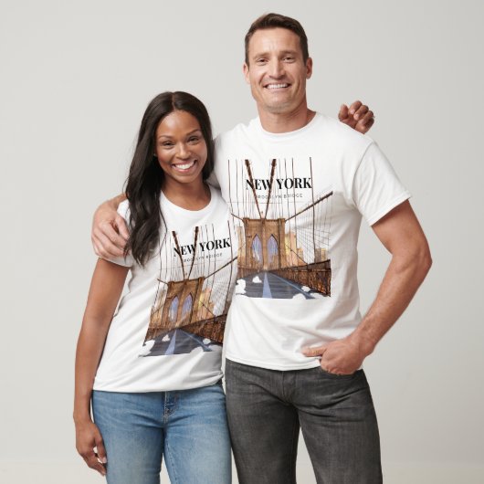 T-shirt Pont New York Brooklyn (Unisexe)