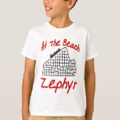 T-shirt Pontchartrain Beach Zephyr (Devant)