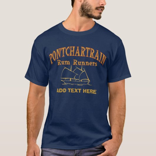 T-shirt Pontchartrain Rum Runners, joggeurs, (Devant)