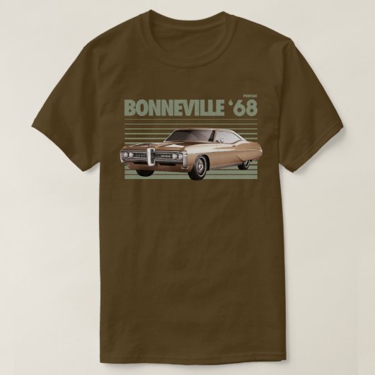 T-SHIRT PONTIAC BONNEVILLE (Design devant)