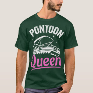 T-shirt Pontoon Boat Lake Life Femmes Maman Grand-mère Pon