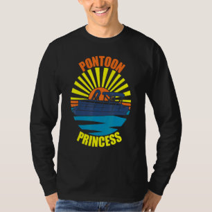 T-shirt Pontoon Boat Princess Capitaine Boat Lake