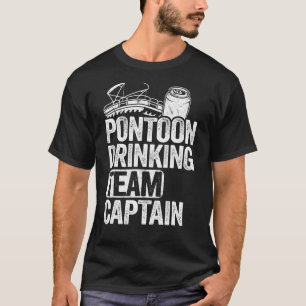 T-shirt Pontoon Drick Team Capitaine Bateau Beer Pontoon C