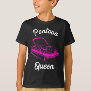 T-shirt Pontoon Queen Pontoon Capitaine Pontooning Party S