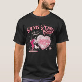 T-shirt Pony and Heels Lover Pink Girls Clubs Disco Birthd (Devant)
