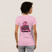 T-shirt Pony Pedal Pub Rose (Dos entier)