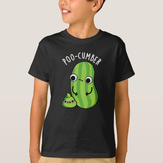 T-shirt Poo-concombre Funny Concombre Pun de Concombre Dar (Devant)