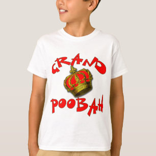 T-shirt Poobah grand avec des produits de couronne