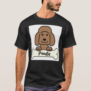 T-shirt Poodé au chocolat