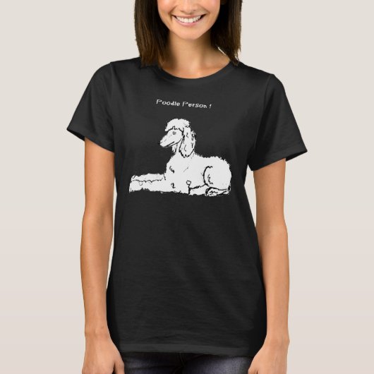 T-shirt Poodle (Devant)