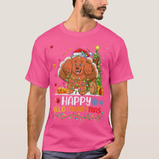 T-shirt Poodle Amoureux des chiens Funny Happy Poodle Hell