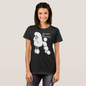 T-shirt Poodle Blanc Standard Surtout Pour Les Amateurs De (Devant entier)