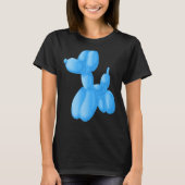 T-shirt Poodle bleu (Devant)