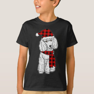 T-shirt Poodle Buffalo Plaid Poodles Amoureux des chiens N