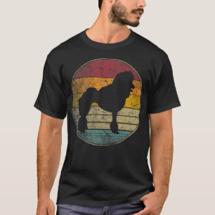 T-shirt Poodle Chien animal de compagnie cadeau Retro Styl