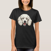 T-shirt Poodle Chien mignon Poodle Chien élever Adulte Fem (Devant)