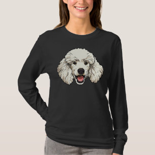 T-shirt Poodle Chien mignon Poodle Chien élever Adulte Fem