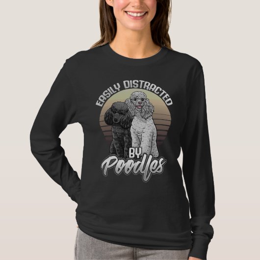 T-shirt Poodle Chien Race Amateurs Cadeaux Tri Blend (Devant)