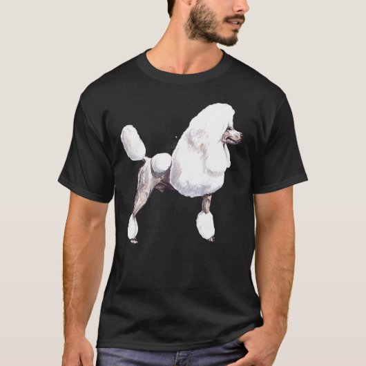 T-shirt Poodle Chien race Montrer Stack Stand (Devant)