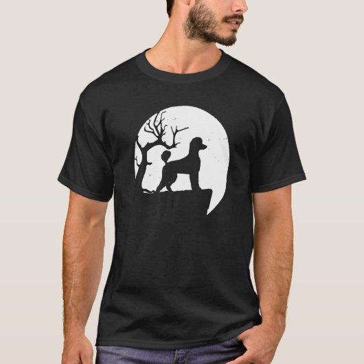 T-shirt Poodle Chien Rétro 12 (Devant)