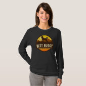 T-shirt Poodle Chien Rétro 2 (Devant entier)