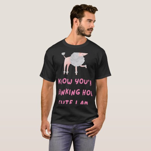 T-shirt Poodle classique (Devant entier)