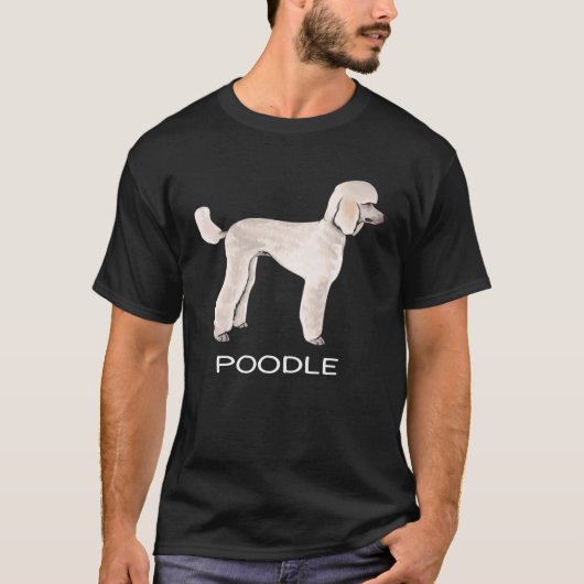 T-shirt Poodle Crazy Dog (Devant)