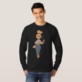 T-shirt Poodle d'artiste (Devant entier)