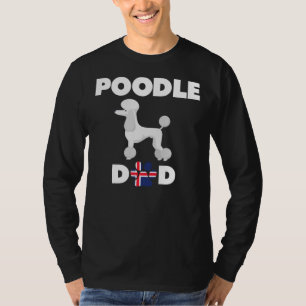 T-shirt Poodle de chien islandais papa adapté