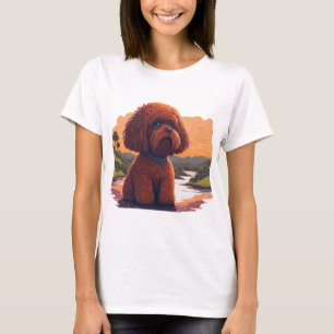 T-shirt Poodle de jouet mignon