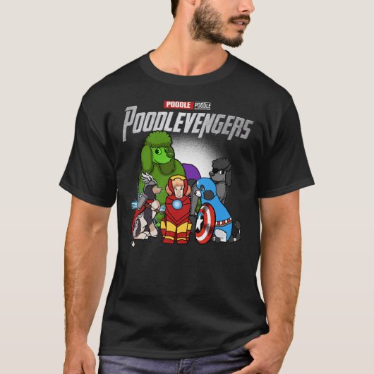 T-shirt Poodle Dingo de fin de partie (Devant)