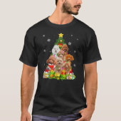 T-shirt Poodle Dog Christmas Tree Puppy Lover Xmas Gifts T (Devant)