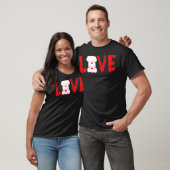 T-shirt Poodle Dog Love 0622 (Unisexe)
