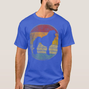 T-shirt Poodle Dog Vintage détendu Retro les années 70 80s