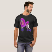 T-shirt Poodle Genderfluide (Devant entier)