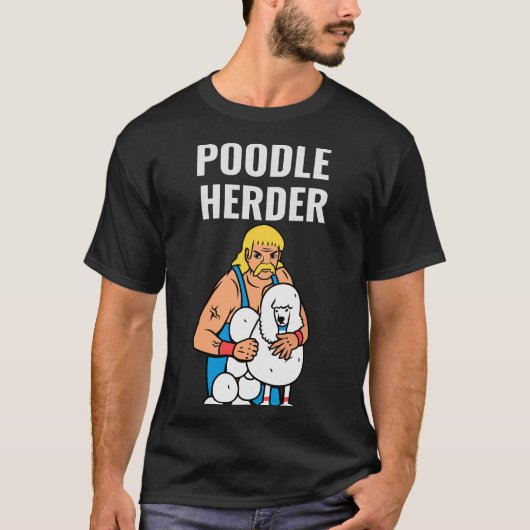 T-shirt Poodle Herder (Devant)