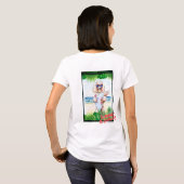 T-shirt Poodle "L'été arrive !" (Dos entier)