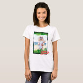 T-shirt Poodle "L'été arrive !" (Devant entier)
