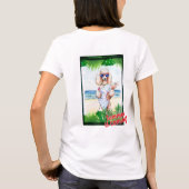 T-shirt Poodle "L'été arrive !" (Dos)