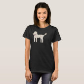 T-shirt Poodle long (Devant entier)