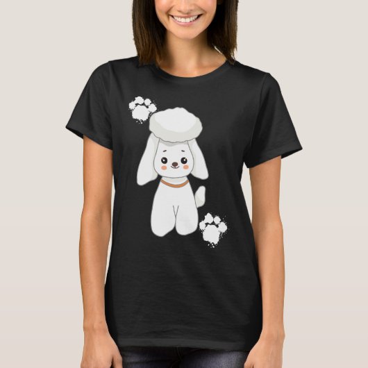 T-shirt Poodle Love (Devant)