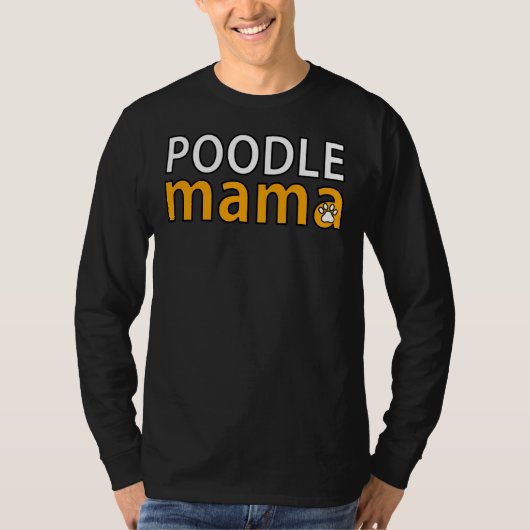 T-SHIRT POODLE MAMA (Devant)