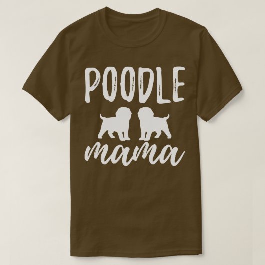 T-shirt Poodle Maman 1 (Design devant)