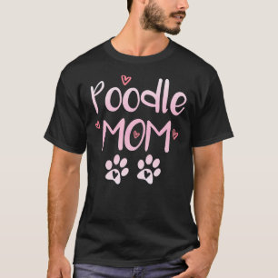 T-shirt Poodle Maman Épingle fourrée