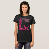T-shirt Poodle Maman Épingle fourrée (Devant entier)