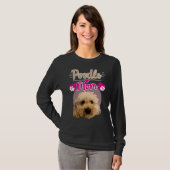 T-shirt Poodle Maman Relaxé Convient (Devant entier)